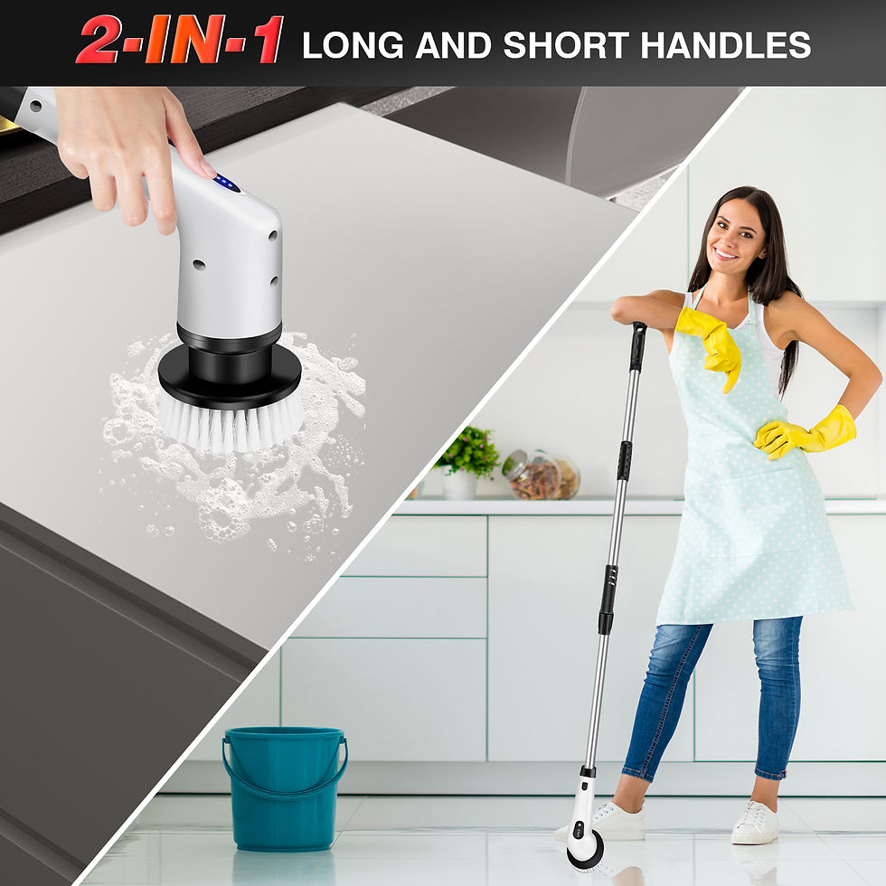 Thumbnail: DayPlus Cordless Electric Cleaning Brush 10-in-1 Multifunctional Spin Scrubber K