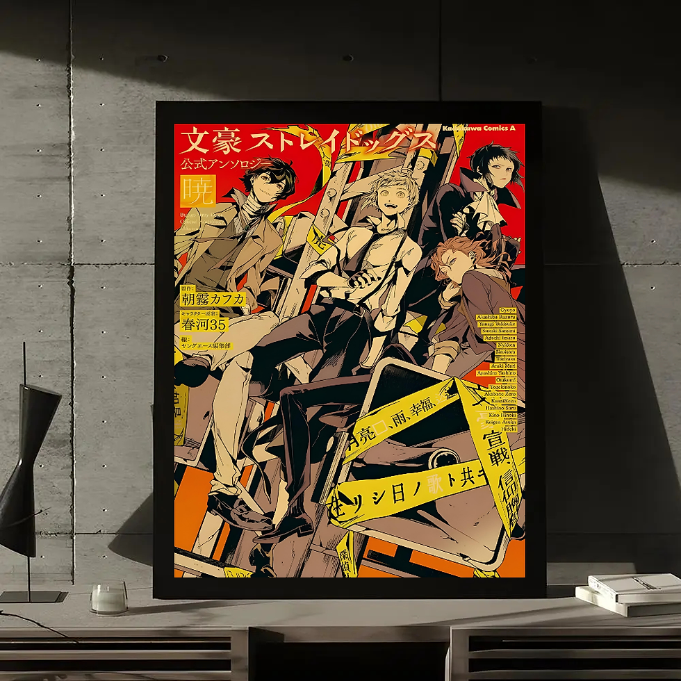 Thumbnail: 1PC Japanese Anime Bungo Stray Dogs Poster Poster Paper Print Home Living Room B