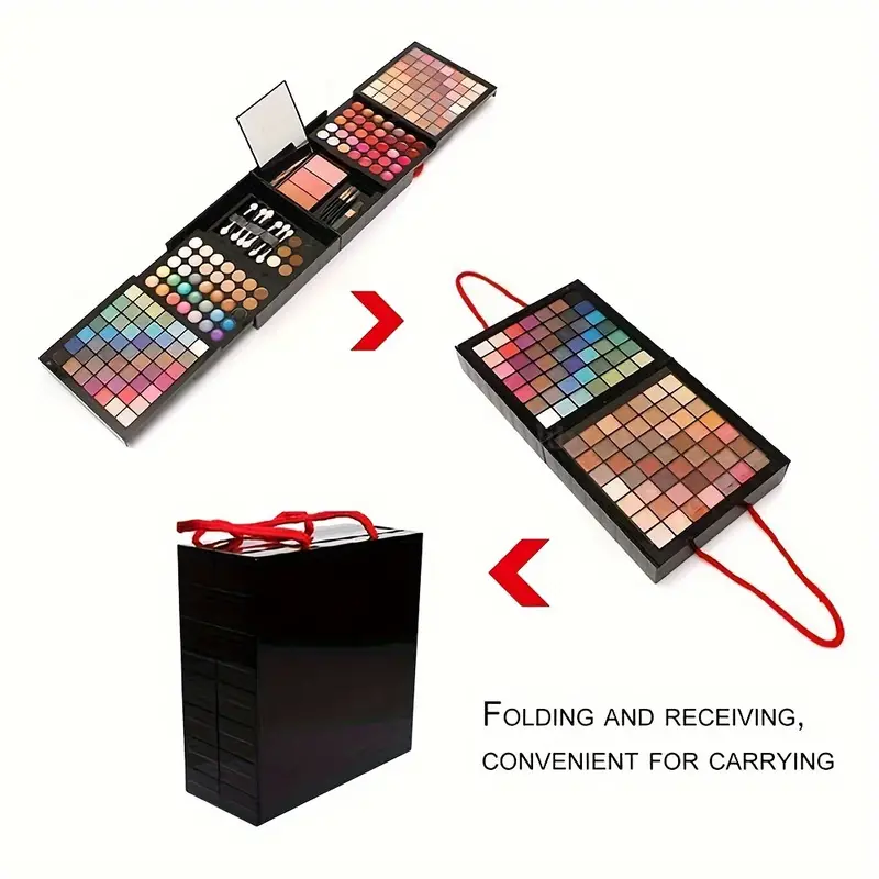Thumbnail: 177 Color Makeup Set Including Eyeshadow Palette Blush lip Gloss Concealer,All-i