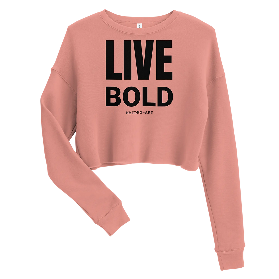 Thumbnail: Live Bold Crop Sweatshirt