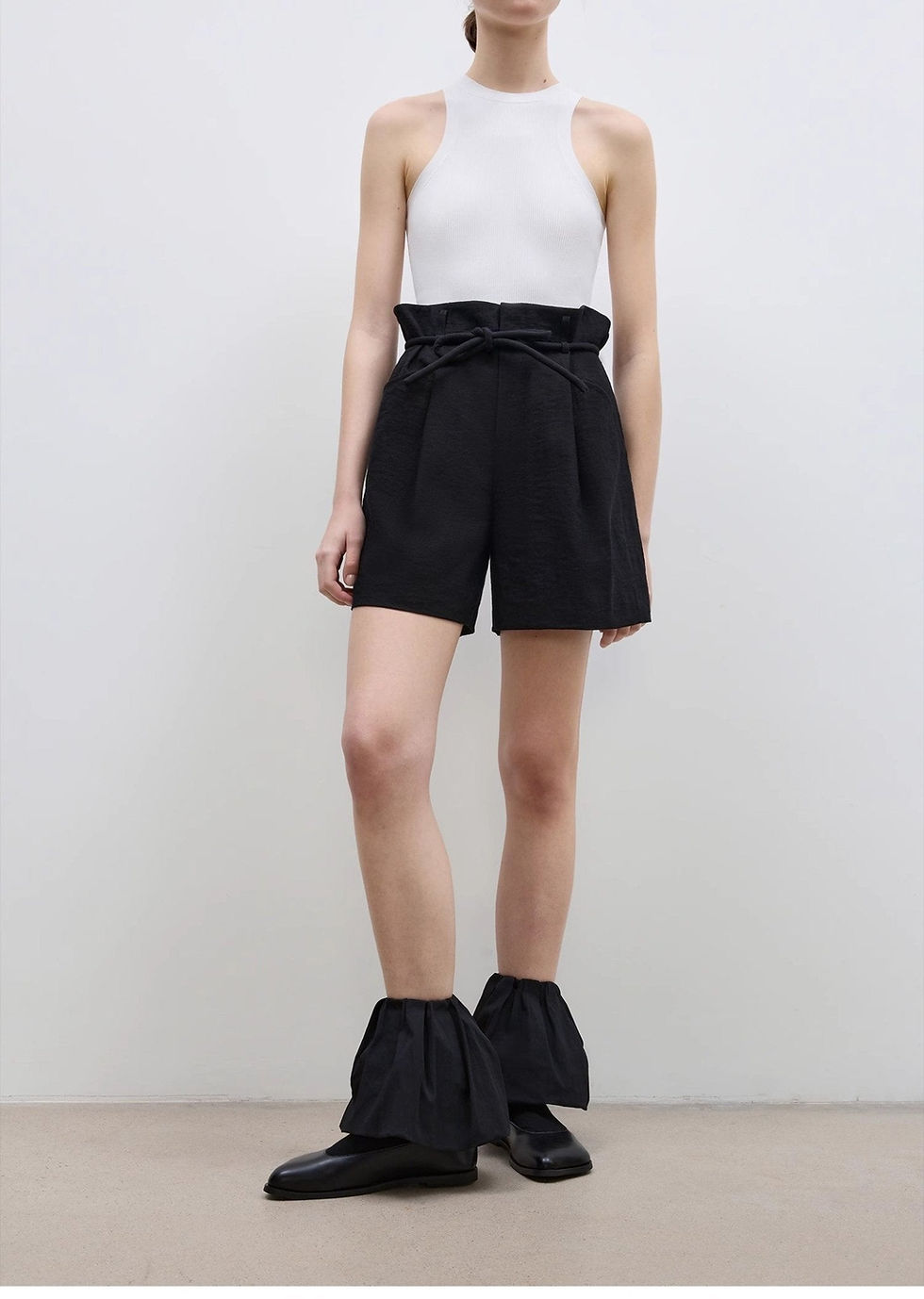 Thumbnail: "Jungle Fantasy" Flower Bud Drawstring High Waist Shorts Women