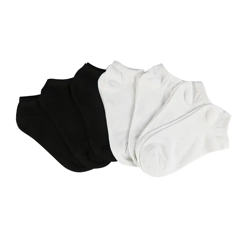 Thumbnail: 7 Pairs Women Cotton Socks Breathable Solid Color Comfortable socks
