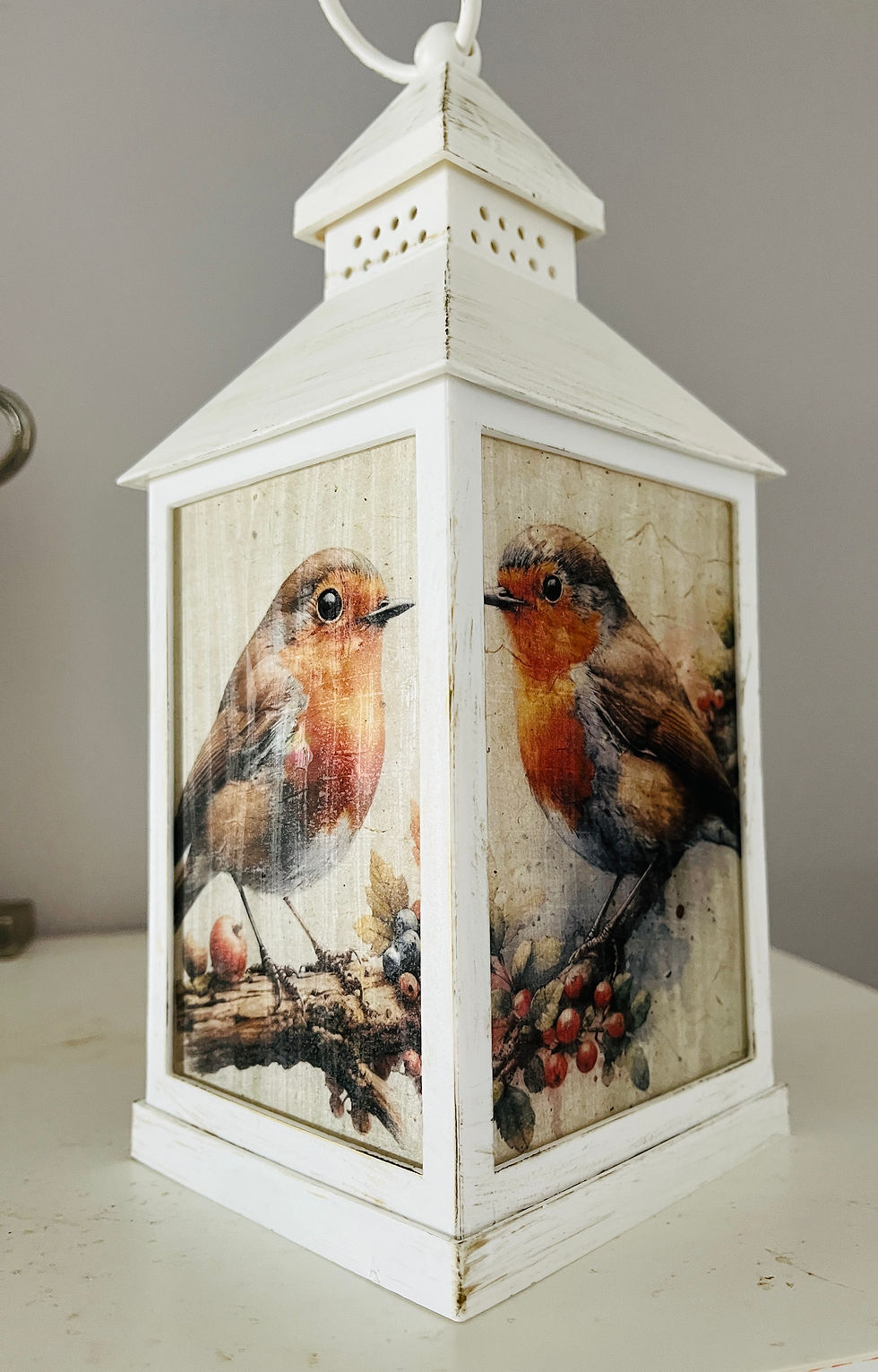 Thumbnail: LED lantern with Robins