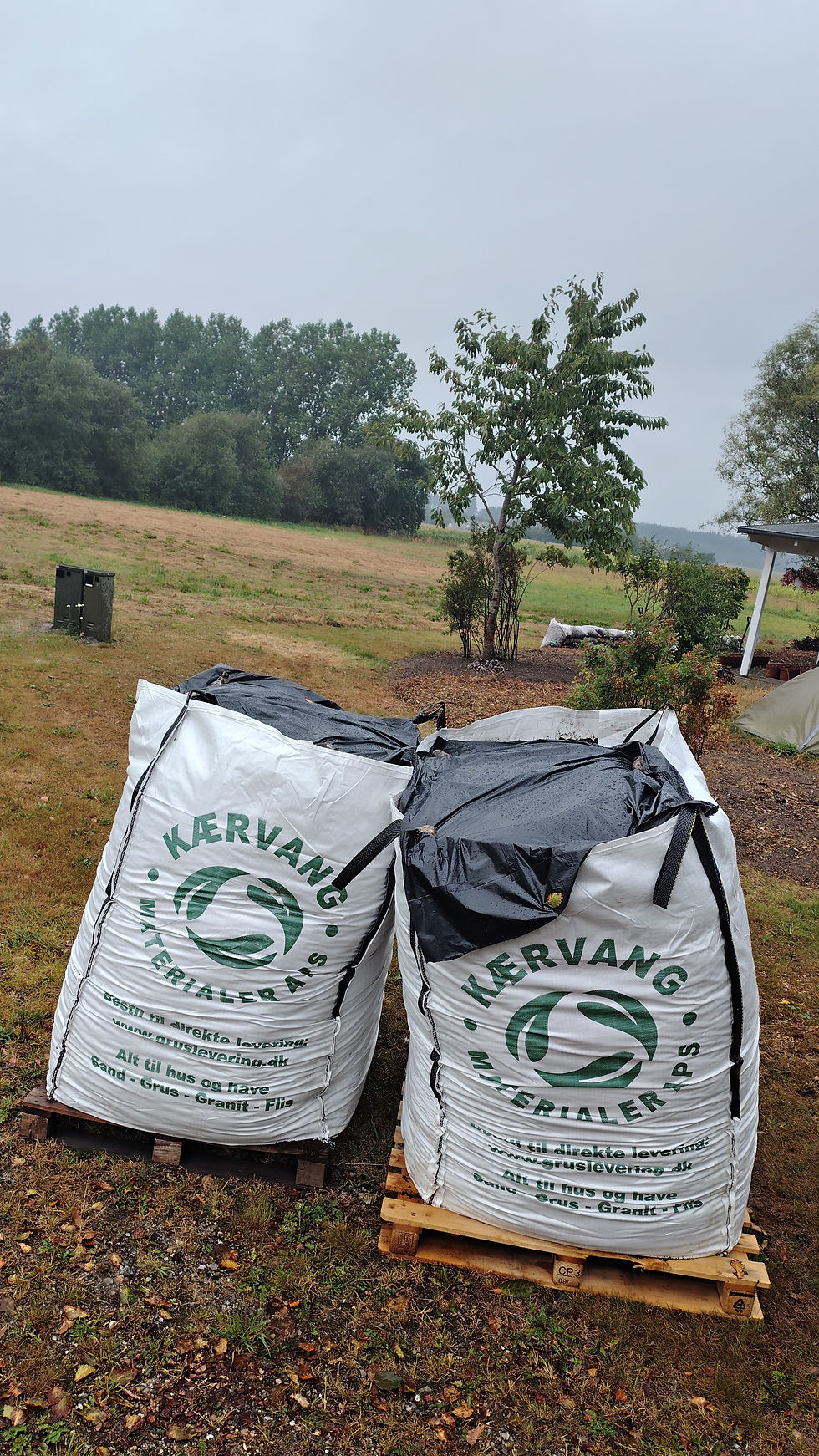 champost baseret på hestemøg, i omegnen 3,6/1,8/3,2 gram npk per liter, og før jeg har ganget op - mergles 50 liter per m2.