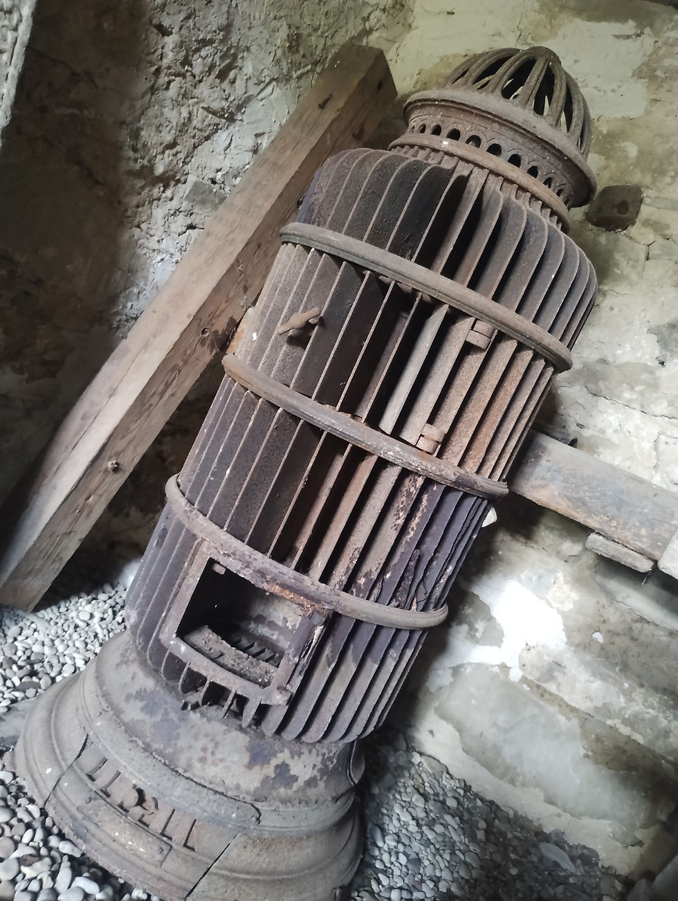 lidt mere sofistikeret varme-system fra den sernere jern-alder.