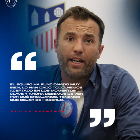 Guille Fernández: El equipo ha funcionado muy bien, lo han dado todo, hemos acertado en los momentos clave y ahora debemos de ver por qué encajamos, tenemos que dejar de hacerlo.