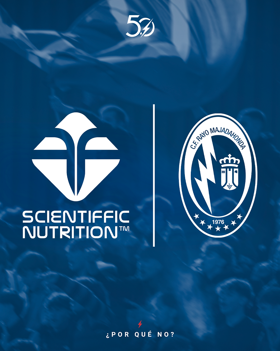 El CF Rayo Majadahonda y Scientiffic Nutrition renuevan su acuerdo de patrocinio.