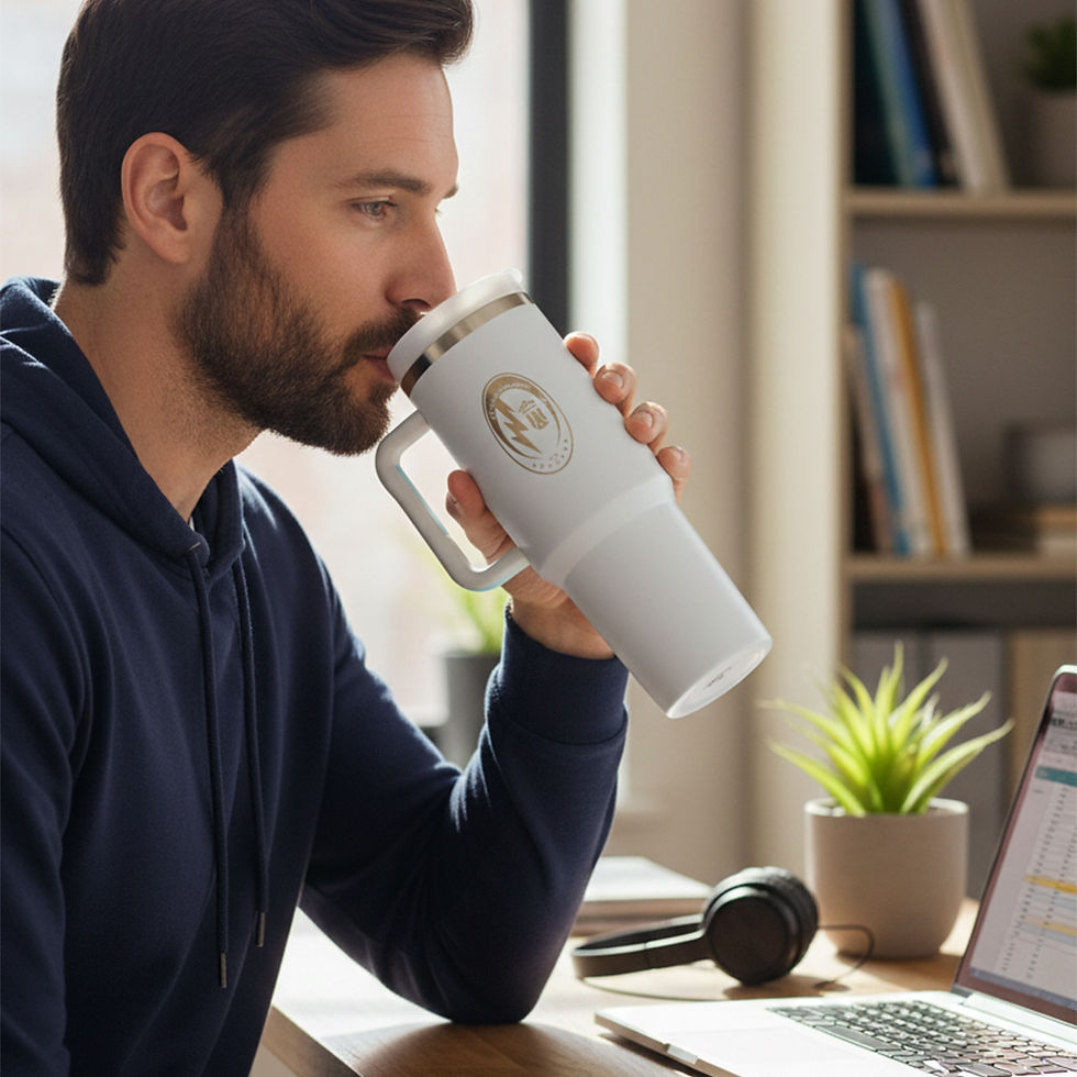 Miniatura: Termo con pajita