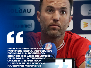 Guille Fernández: Una de las claves del partido será ver quién domina la posesión. Somos de los equipos que más la tienen y vamos a intentar llevar el partido a nuestro terreno.
