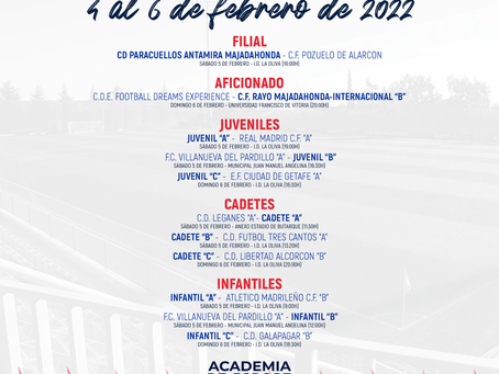 Agenda del fin de semana del 4 al 6 de febrero de 2022