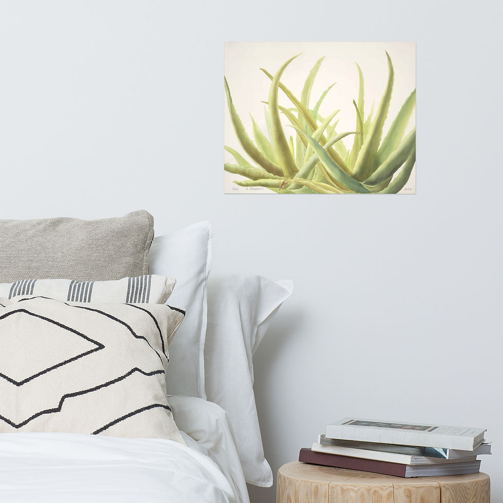 Thumbnail: Aloe Vera Watercolor Poster