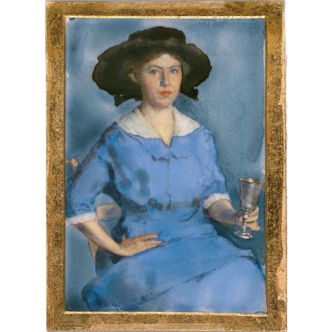 Watercolor on Ivory - Lucy May Stanton
