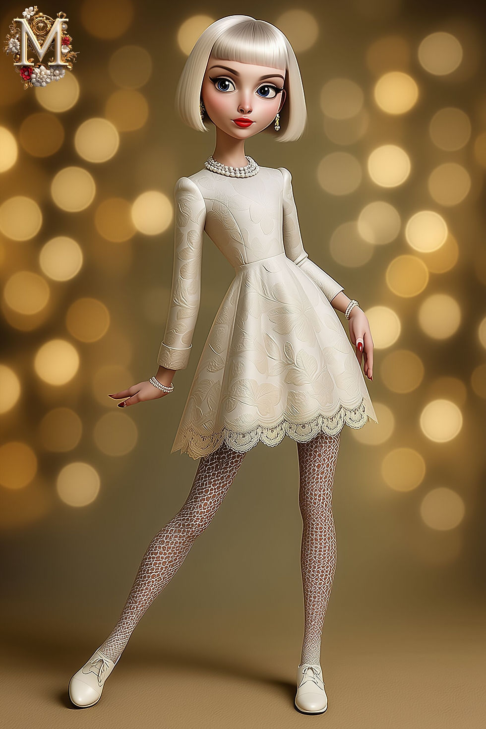 Précommande – Robe Charlie Courte Blanche/ Pre-order – Charlie White Short Dress