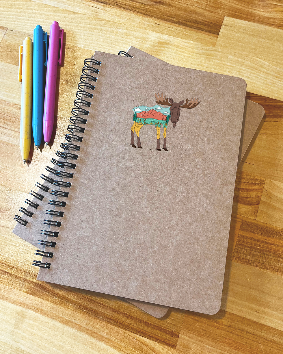 Thumbnail: Moose Lake Spiral Notebook