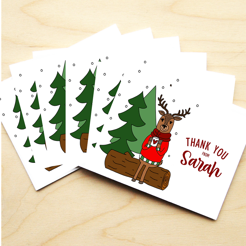 Thumbnail: Cozy Deer - Personalized