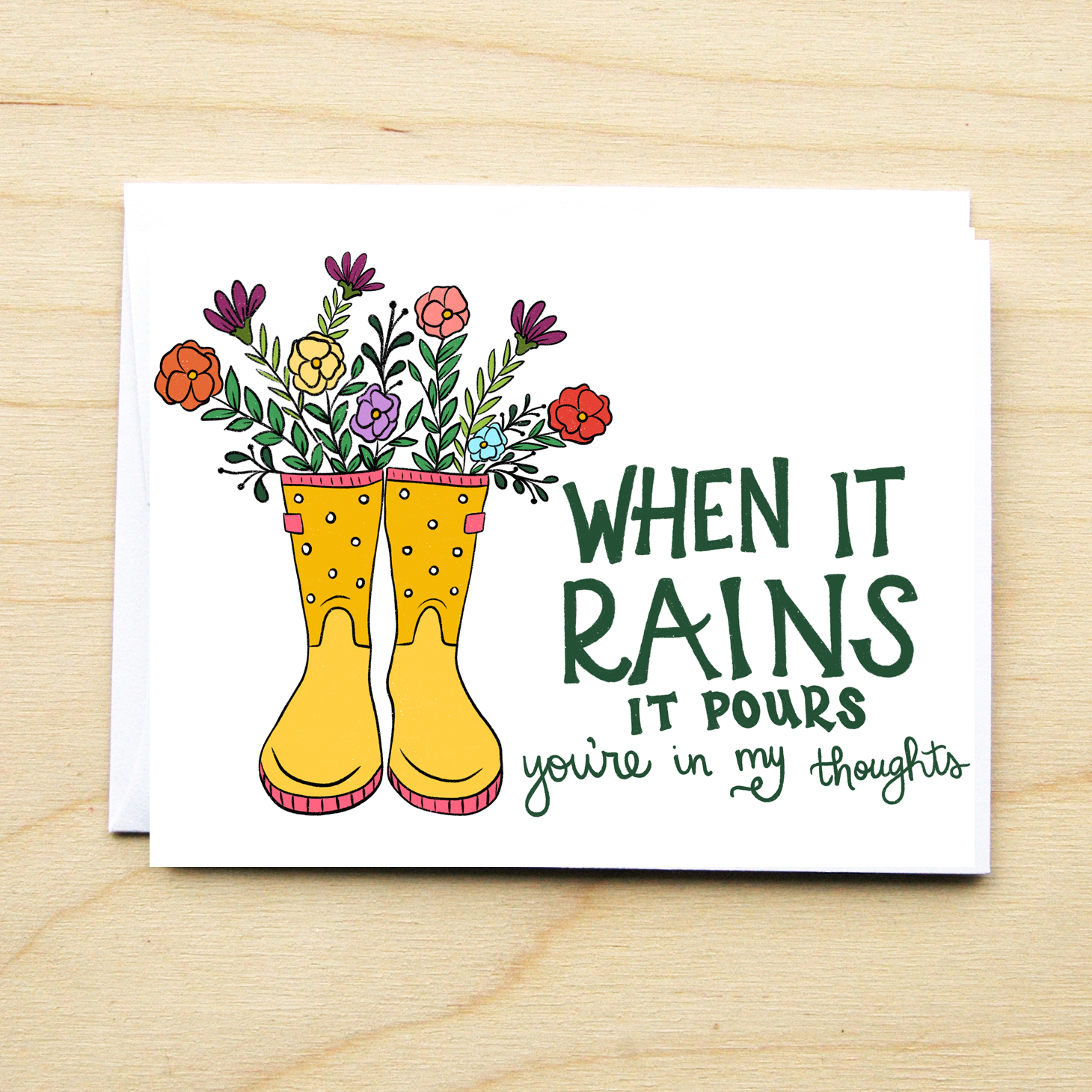 When it Rains - 6 Cards