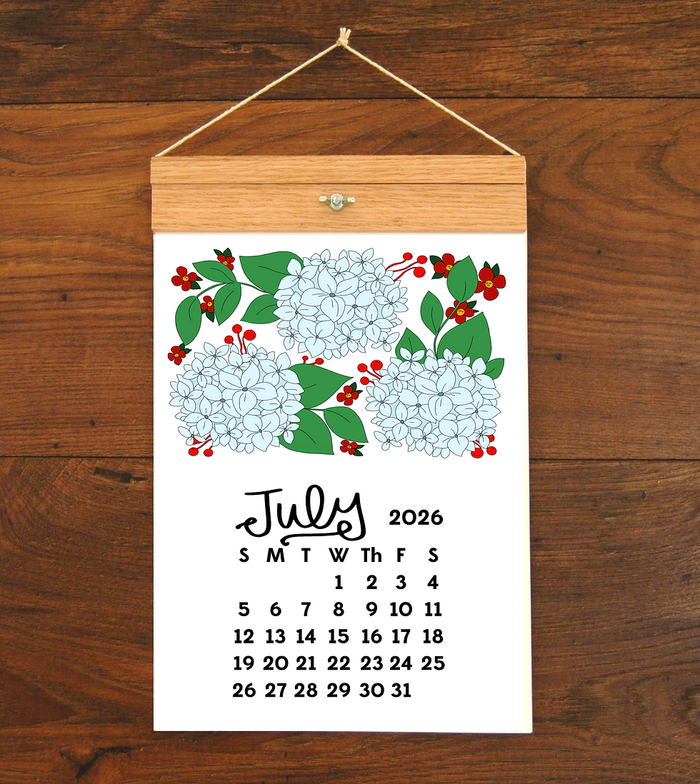 Thumbnail: 2026 Floral Wall Calendar