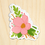 Thumbnail: Pink Floral Sticker