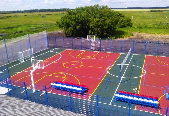 Спортивная площадка в Мартыновке