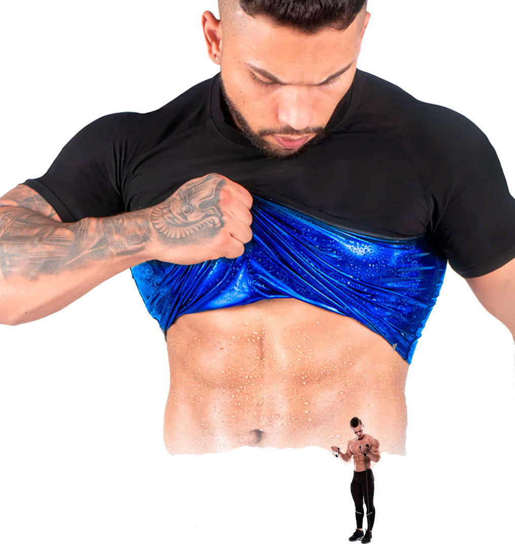 Camiseta masculina Efeito Sauna Manga Curta