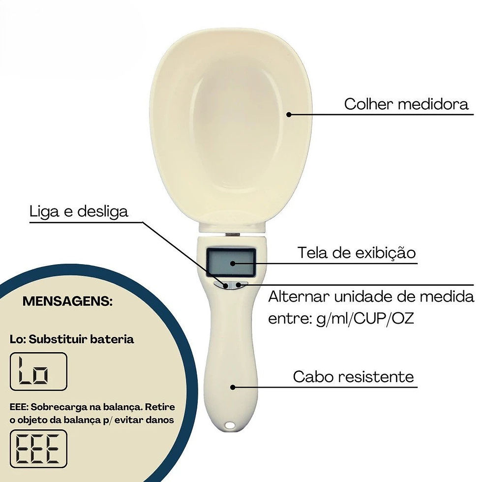 Miniatura: Smart Spoon Precision  Balança Digital Inteligente