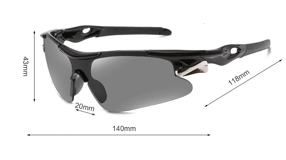 Miniatura: Kit 2 Windproof - Óculos de Sol para Corrida Ciclismo