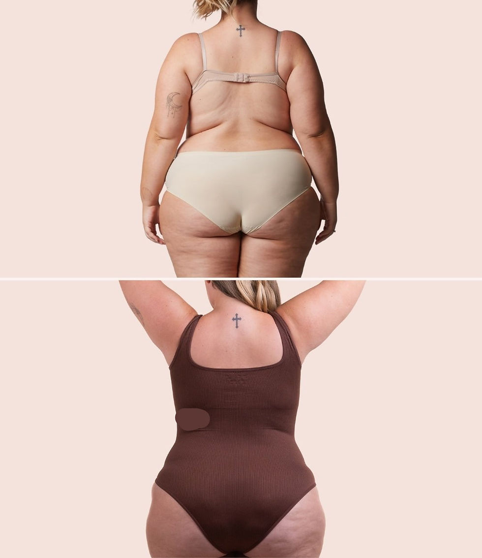Miniatura: 2 Bodys Shaper Canelado - Compre 1 Leve 2