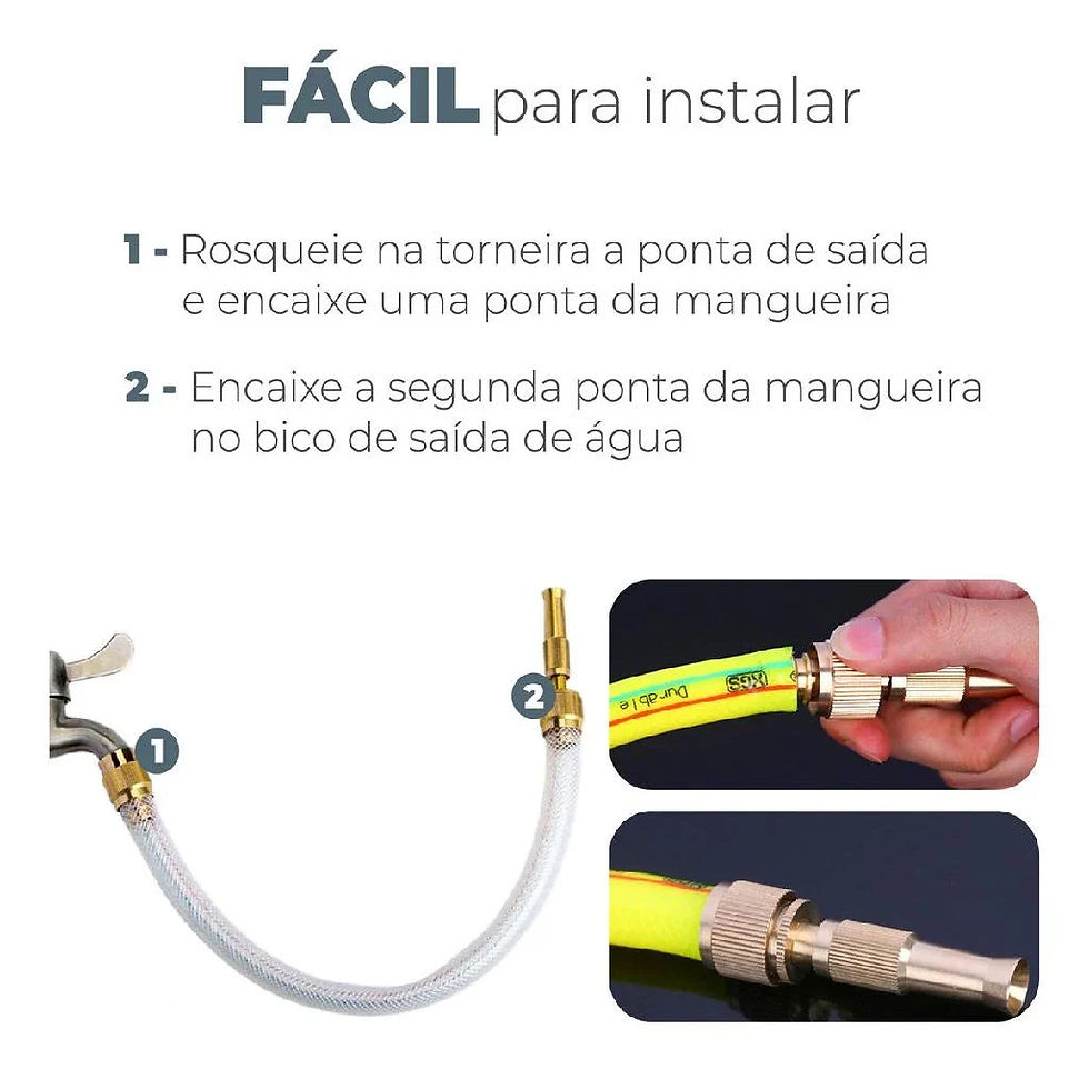 Miniatura: Bico Esguicho de Mangueira Pistola de Alta Pressão TurboJet