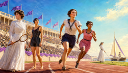 Pioneering women in the early Olympics competing in tennis, swimming and track and field between 1900 and 1928.