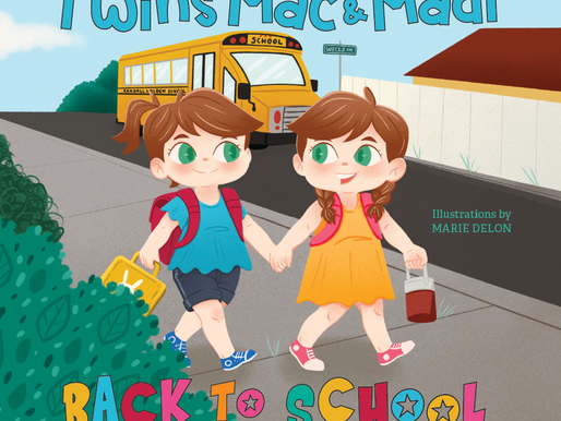 Back to School for Twins Mac & Madi | by Linda Herron
