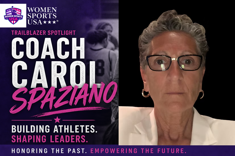 Coach Carol Spaziano women’s sports pioneer Rhode Island girls sports history