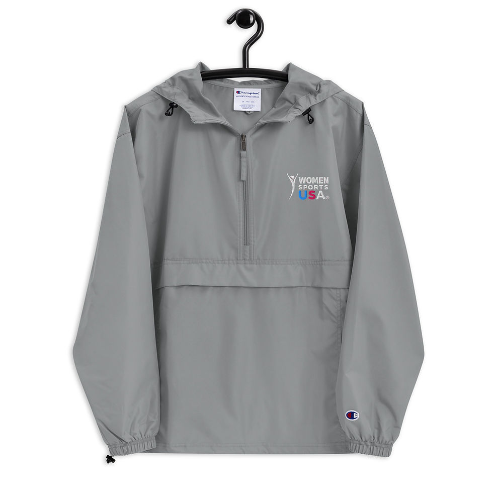 Thumbnail: Women Sports USA® Embroidered Champion Packable Jacket