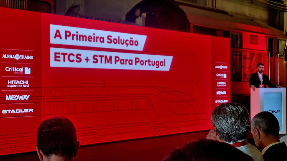 Solução ETCS + STM para Portugal, em Poceirão