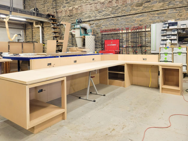 Gallery Reception Millwork, New York, 2022