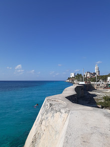 Harbour in Cozumel during premium scuba dive trip with mermaid divers cozumel
