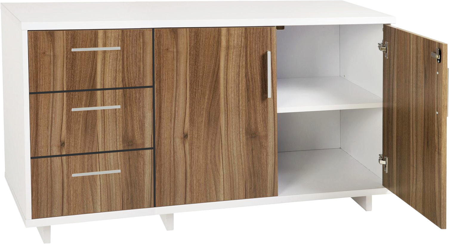 Credenza Mónaco 2 Puertas 3 Cajones