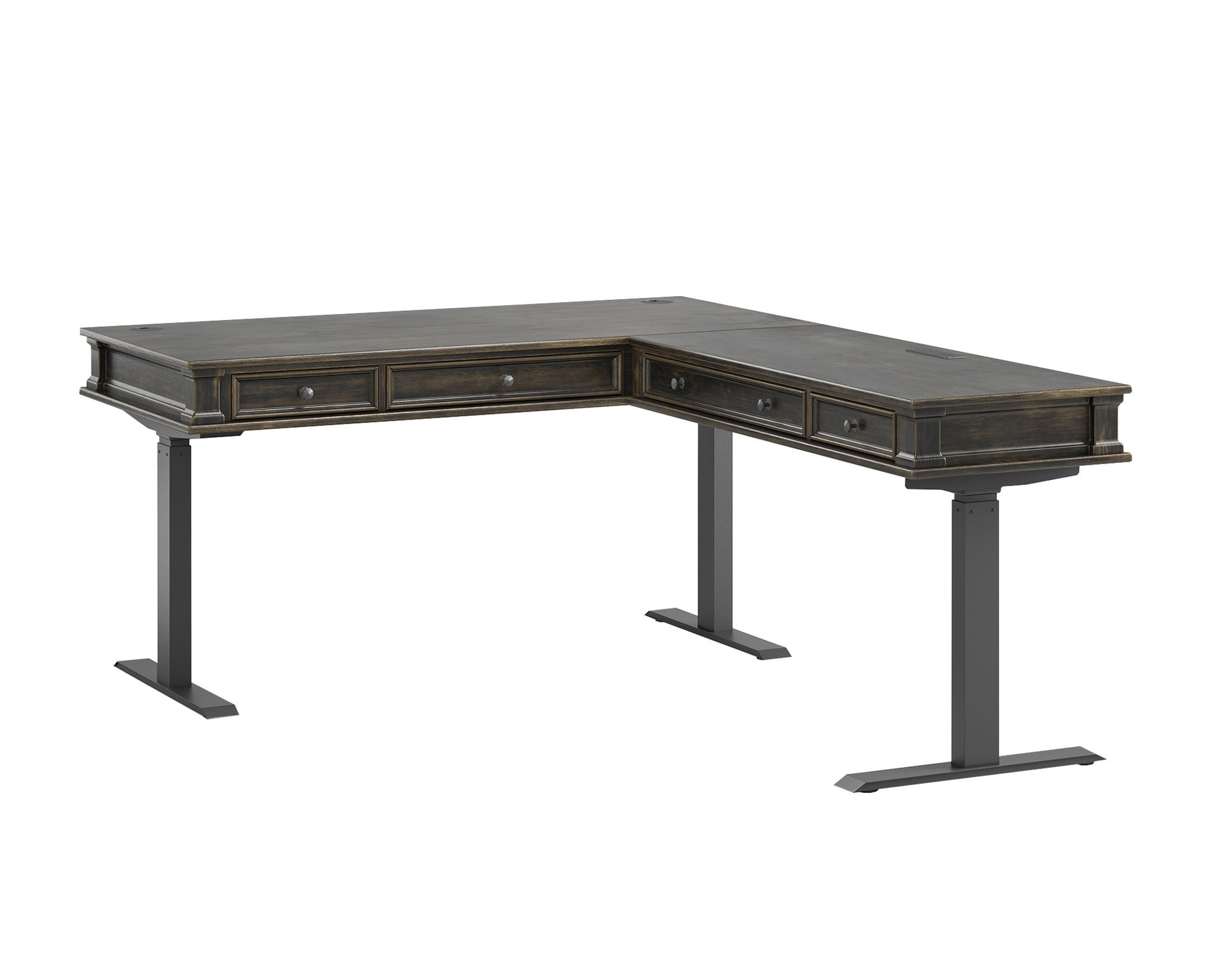 Kingston L-Shape Electric Sit to Stand Desk