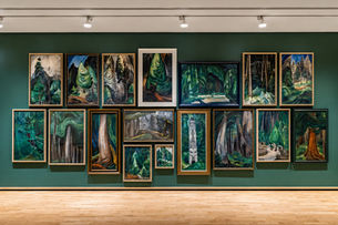 Installation view, Emily Carr: Navigating an Impenetrable Landscape, Vancouver Art Gallery