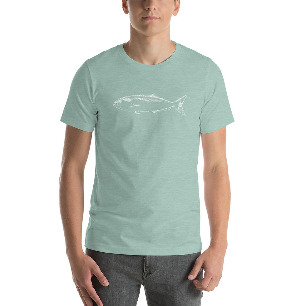 Thumbnail: Graphic Fish Short-Sleeve Unisex T-Shirt copy