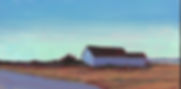 Bay at Dusk, Mini Painting, 4" x 8" with Easel