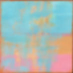 Thumbnail: Day Glow, 6 x 6 x 7/8 Acrylic on Wood Cradle