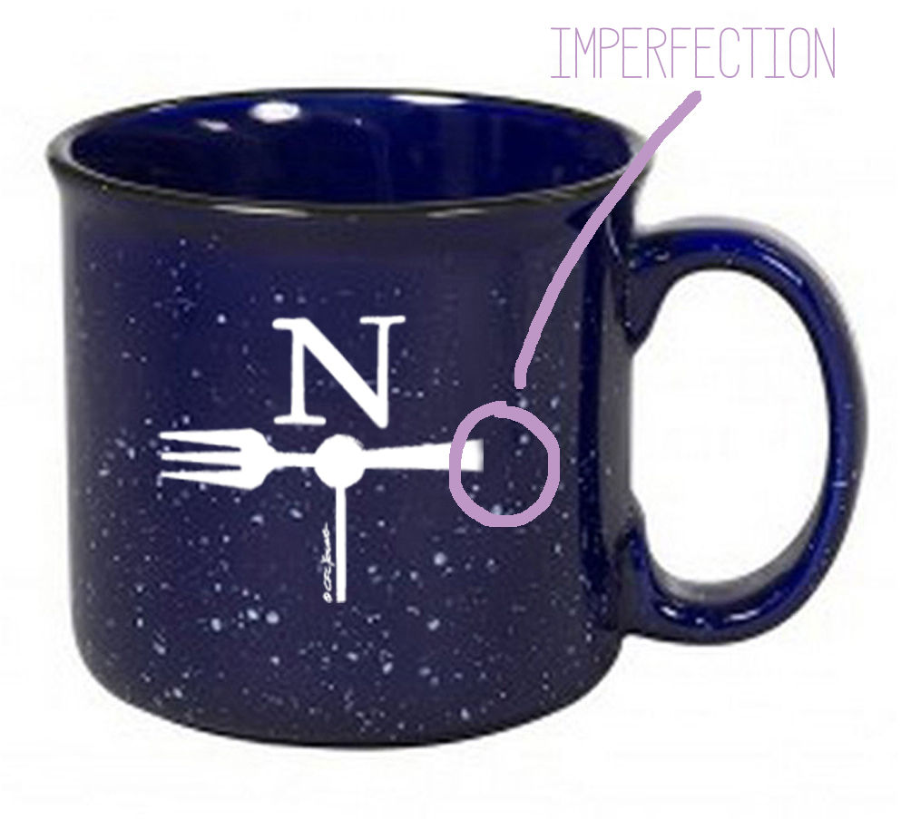 CLEARANCE: IMPERFECT North Fork Ceramic Campfire Mug