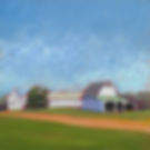 Roanoke Barns, 6 x 6 x 1.5 Acrylic on Wood Cradle