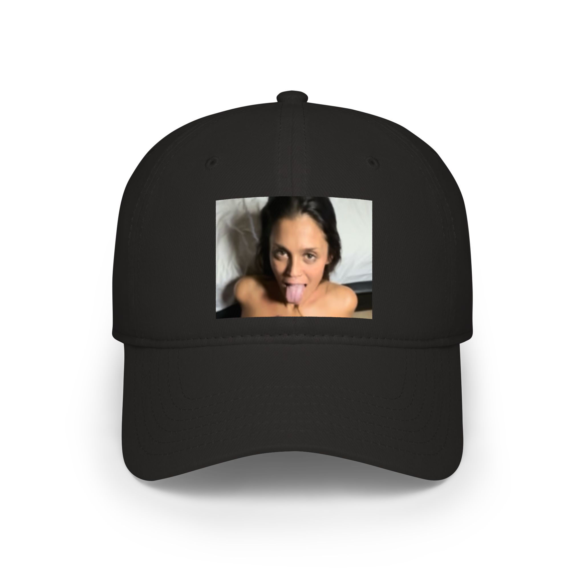 Low Profile Baseball Cap — Retro Photo Patch Dad Hat