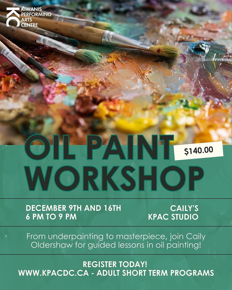Oil Paint Workshop - Caily Oldershaw
