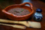 Refried black Mexican beans
