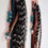 Thumbnail: 'Where The Wild Things Roam' (teal) - Handmade leather, feather, and gemstone earrings