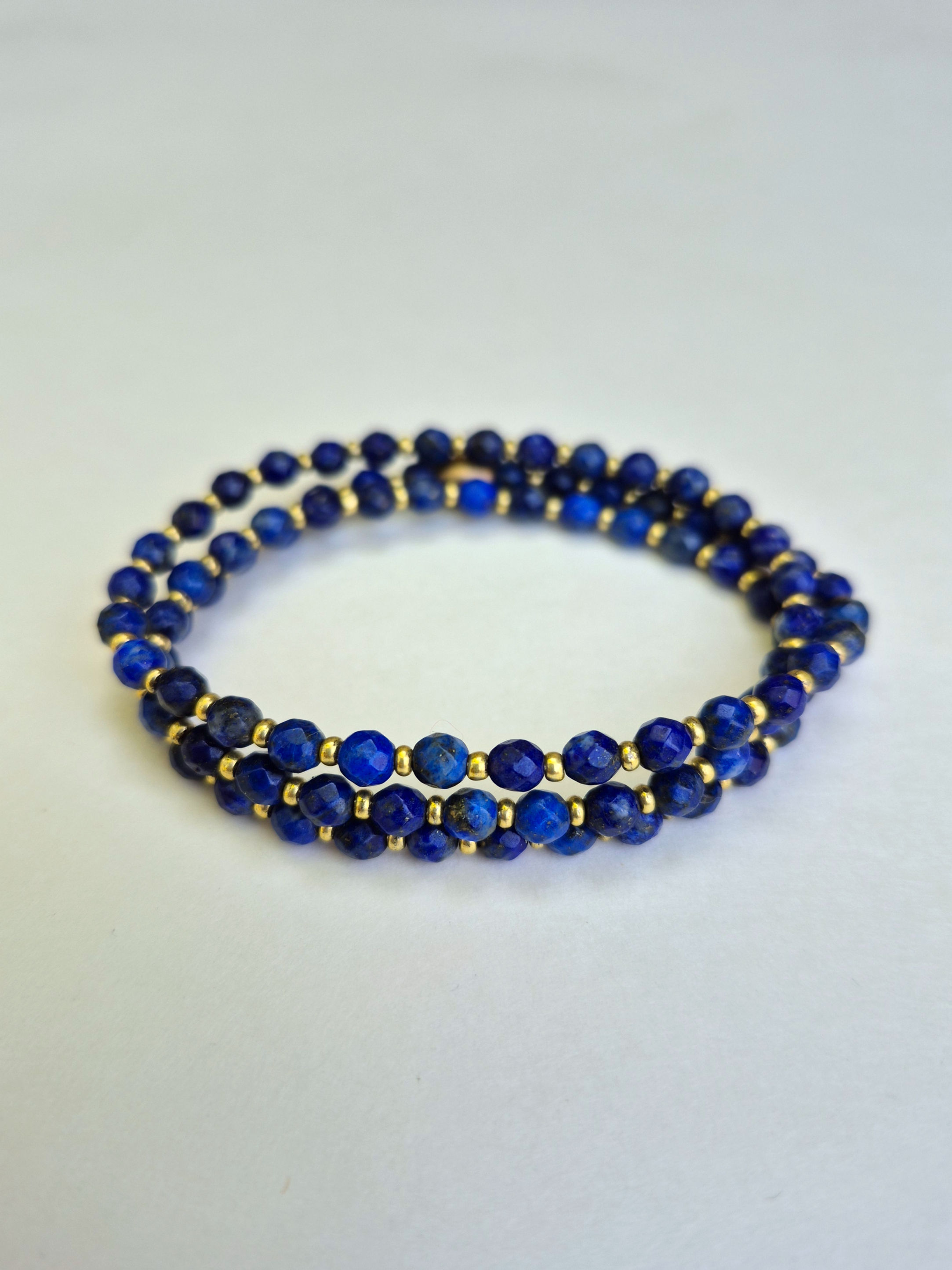 Lapis Lazuli 2-in-1 Necklace and Wrap-Bracelet