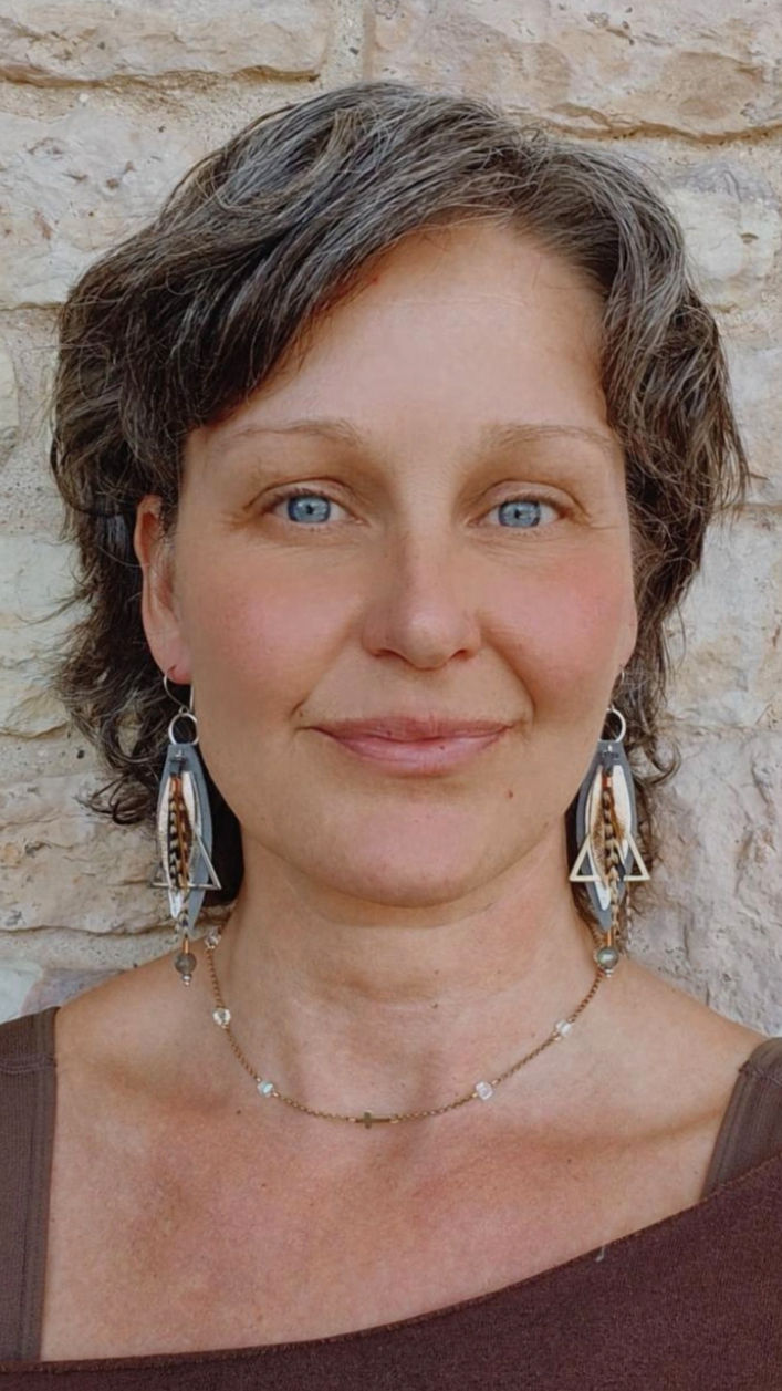 Thumbnail: 'Into the Wild Unknown' - Leather, Feather + Labradorite Earrings