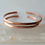 Thumbnail: Copper Cuff Bracelets - Smooth + Hammered